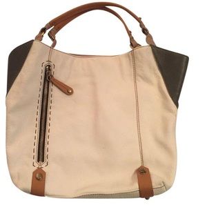 OrYany Cream colored Lambskin Leather Shoulder bag